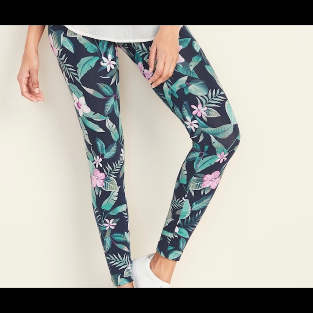 SOLD Old Navy Floral Leggings - Picture 2 of 3